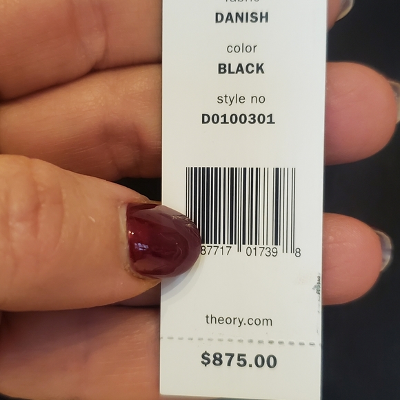 Theory ** Brand New**Leather Skirt - Picture 3 of 7